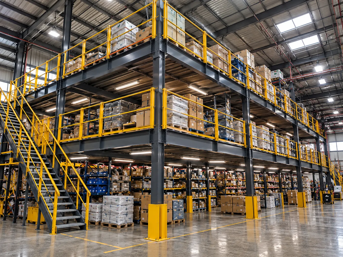 Double Decker Mezzanine Floor