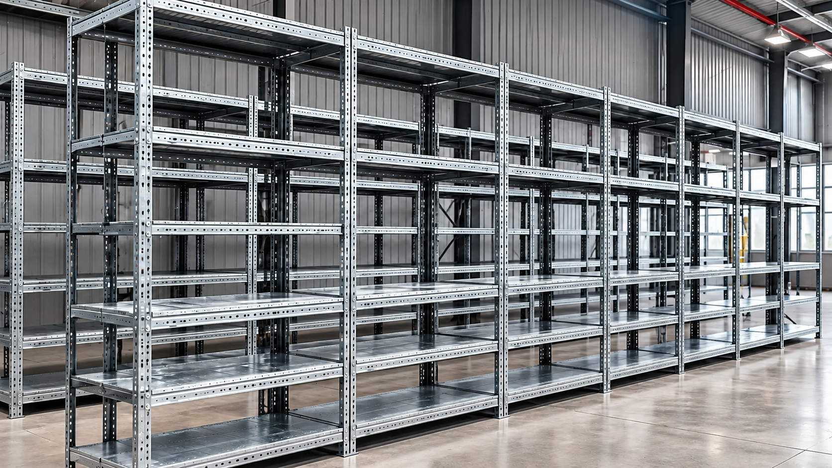 Slotted Angle Section Panel Rack
