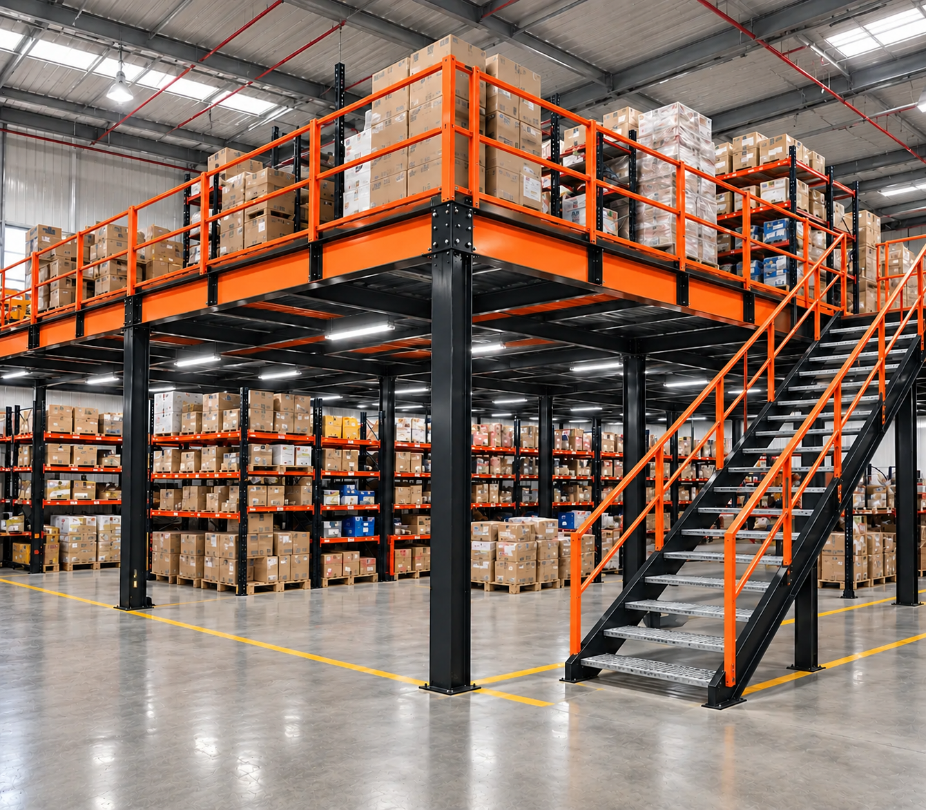 Slotted Angle Mezzanine Floor